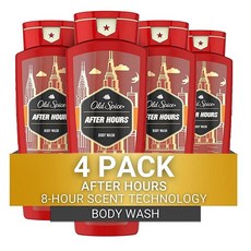 미국발송 올드스파이스 Old Spice 남성용 바디 워시 애프터 아워 향 16 Fl oz 4개, 16 Fl Oz (Pack of 4)