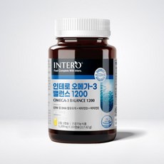 인테로 오메가3 밸런스 1209mg x 180캡슐 2개 180정