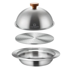 WAGENSTEIGER IH全不鏽鋼蒸鍋+隔熱蓋 20cm組, 銀, 1組
