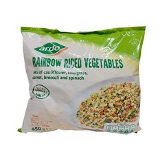 아르도 벨기에산 혼합야채 6종 다진야채 믹스 레인보우 라이스 베지터블450g