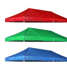 대회 행사 포장마차 그늘가림막 적색 지붕 천막 3M×6M 고정 바람보호막 야적, 캐노피 천막 3M×6M 흰색 천막만