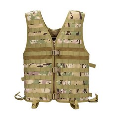 블랙불 조끼 900D 빠른 분해 경량 전술 MOLLE 훈련 정장 군사 Airsoft, CP, 1개