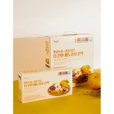  [녹담은] 발효녹용 & 홍삼 담은 더 진한 배도라지즙 진액 80ml x 30포 (1개월분), 120개 