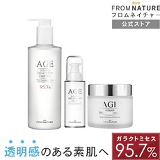 일본화장품 AGE 에이지 인텐스 시리즈 3점 세트 화장수 스킨 토너 2200ml크림 80ml 유액 100ml 케어 갈락토미세스 니아신아미드 기초 화장품 투명 광택, 1개