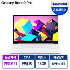 삼성전자 2021 갤럭시북 이온2 13.3, 미스틱 화이트, 코어i5, 1TB, 16GB, WIN11 Home, NT930XDZ-A58AW