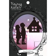 동양 케이스 벽 스티커 씰 벗길 Fairy tale 헨젤과 그레텔 WS-FT-01, 단일상품