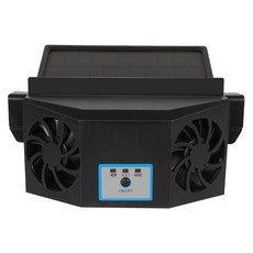 공기 순환 선풍기 태양열 충전 자동 환기 선풍기 2 4V 라디에이터 환기 시스템 4500RPM 배기 라디에이터 자동차 부품