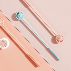 실리콘 빨대 세척솔 브러쉬 빨대솔, 빨대세척솔스카이, 1개