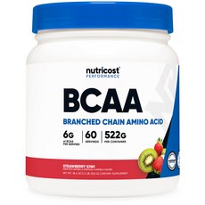 BCAA 파우더 60회분 딸기 키위맛 1병, 522g, 1개