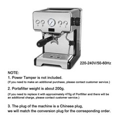 CRM3605 커피머신 반자동 에스프레소 커피 15 바 카푸치노 라떼 밀크 폼 58mm 포타필터 ITOP, 1.IT-CRM3605 - 미국