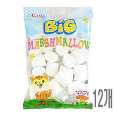 Mello 머쉬멜로우 빅, 100g, 12개