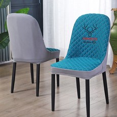  의자 커버 식탁의자커버 식탁의자 리폼 천갈이 식탁 덮개, D 