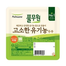 풀무원식품 고소한 유기농 두부 찌개용 290g, 6개