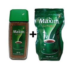 맥심 디카페인 리필 170g+175g병커피+, 1개입, 2개