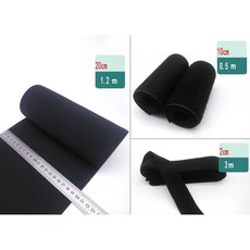 뉴타임즈 Jul.03 184번 가부스트 밴드와 두꺼운 고무줄 밴드 20cm15cm12cm10cm 허리보호대부자재 고탄력Z, 20cm 폭 블랙 세트 10 사 두께 추가., 10개
