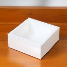 BHomeBaking 烤套 白盒 方形, 白色, 10片