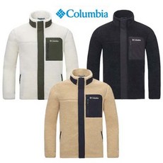컬럼비아 성인 플리스 점퍼 뽀글이 남성 셔파 후리스 재킷 자켓