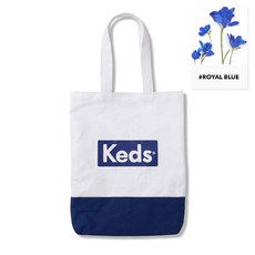 [현대백화점]스닉솔 keds 케즈 컬러칩 에코백 KDSB18002 시그니쳐 칼라 화이트 블루 케즈 에코백, 없음