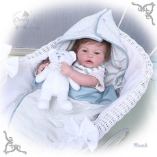 제네시스페인팅 NPK 리본돌 베렝구어 아기인형, 그림과 같이 + 50cm