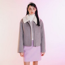 올리브데올리브 털 카라 핸드메이드 블루종 점퍼 OW3XM0100 마감임박!!!