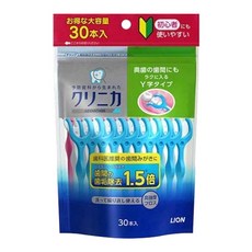 [그린에버메디신] 일본 LION 클리닉카 어금니용 Y치실 30개입
