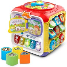 [브이텍] 스마트 러닝 액티비티 큐브 에듀볼 (한국어&영어) VTech Sort and Discover Activity Cube - 브이텍에듀볼