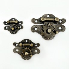 아이베란다 엔틱 나비 걸고리 잠금장치 DA, 소(27x22mm), 1개