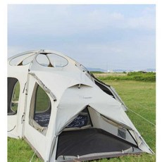 터널형면텐트 리빙쉘 겨울캠핑 가족여행 거실 글램핑, 리지 올리브 브라운