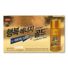 한미 행복에너지골드무카페인 100ml 10병+레모비타2정, 10개