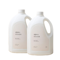 생활백서 대용량 저자극 섬유유연제 1+1, 2개