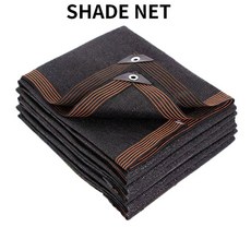 검은 양산 그물 식물 차양 온실 커버 메쉬 울타리 개인 정보 보호 화면 정원 태양 창고 야외 자외선 차단 80 85%, [01] black, [01] 2x2m, 1개