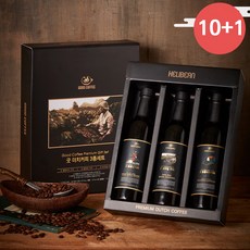 (10+1)신선한 굿 더치커피 유리병 3종 선물세트, 1개, 375ml, 3개입