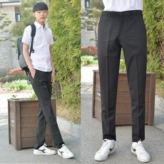 하복 스판 블랙 교복바지 남자바지
