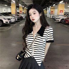 폴로반팔가디건