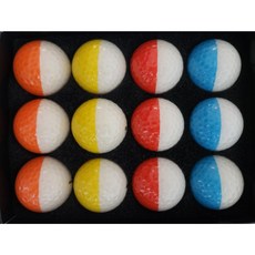 니트로 이클립스 반반골프공 투컬러 투톤 골프공 다양한 색상 12개입