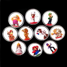 fnc 스위치 카드 25 개/대 Zeldaes botwe 게임 컬렉션 동전 Amxboo, 12 10pcs Super Mario