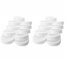 20pcs 플라스틱 저장 캡 뚜껑 70mm / 86mm 표준 정규 입에 대 한 리브 rids mason jar 병, 하나, 보여진 바와 같이, 20개