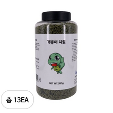 영아쿠아 거북이 전용 사료, 350g, 13개