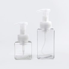 TGL 거품용기 디스펜서 공병 250ML+450ML, 1세트, 투명