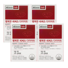 스키니랩 행복한 시서스 다이어트 28정 (4주분 8주분) / 체지방 체중 허리둘레 감소 도움, 8주(4개)
