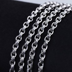 실버볼드목걸이