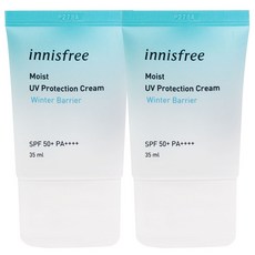 이니스프리 모이스트 UV 프로텍션 크림 윈터 베리어 (2개), 35ml, 2개