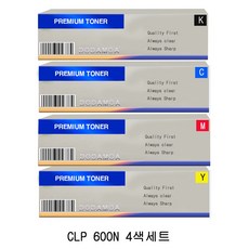 DODAMOA DODAM 호환토너 교체용 삼성 CLP 600N(CLP-K600A/C600A/M600A/Y600A) 4색1세트, 1개, 4색세트
