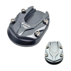 CHEKIS ADV350 발판클립 말발굽 사이드스탠드 로고각인 CNC 스탠드클립, 티탄, 1개