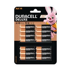 듀라셀 디럭스 알카 AA건전지, 14개입, 1개