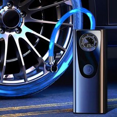 자동차 범용 휴대용 타이어 펌프 고출력 공기 펌프, Car air pump, 1개