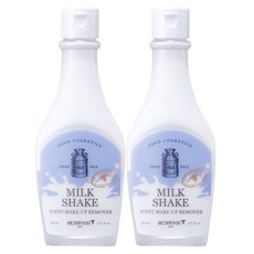 스킨푸드 밀크 쉐이크 포인트 메이크업 리무버 160ml+160ml, 1set