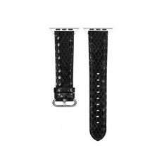 URVOI Band for Apple 시계 시리즈 6 5 4 3 2 1 SE 파이썬 인쇄 스트랩이있는 마이크로 화이버 iWatch PU l