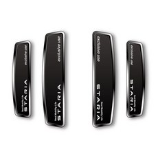 문콕방지 블랙 쉴드 엠블럼 도어가드 4개1세트 스타리아, 상세페이지 참조, 1개