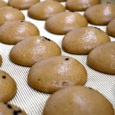 개별포장' 구쁨미쁨 보리 잔기지떡 1박스 1.5kg (보리 잔기지떡50개) / 기정떡 기장떡 방울기정떡 식사대용 아이간식 발효떡 술떡 떡선물 답례떡, 팥앙금